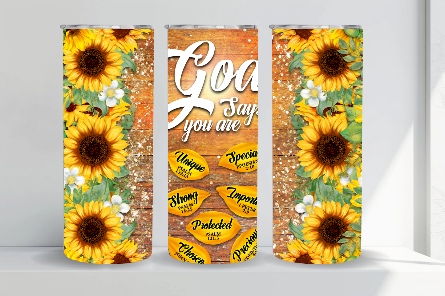 20oz God Says You Are Tumbler