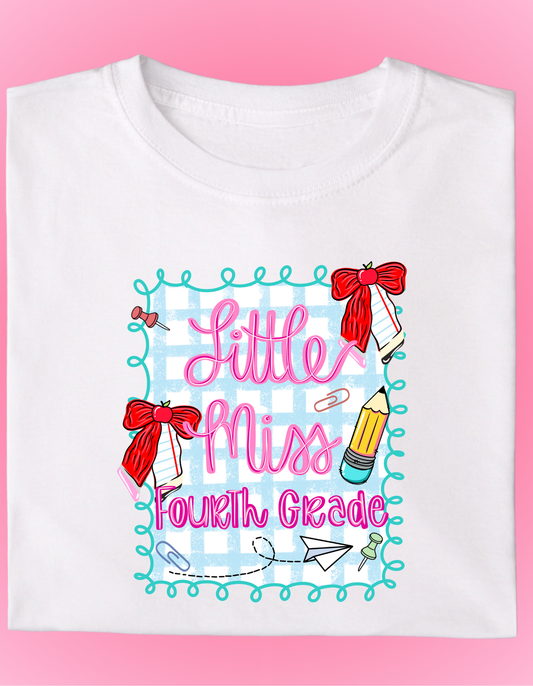 Girl Back to School Shirts (Little Miss)