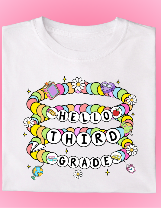 Girl Back to School Shirts (Hello)