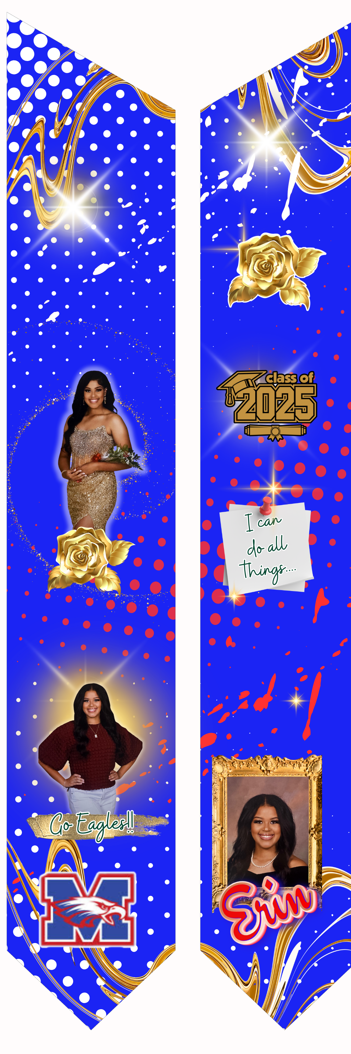 Custom 70-Inch Graduation Stole