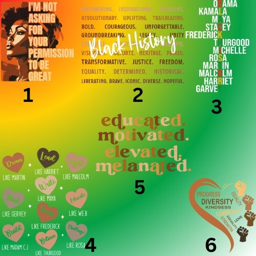 Black History Month Shirts