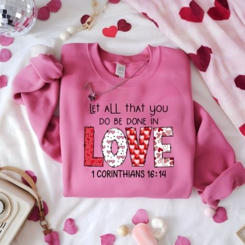 Valentine Sweatshirt Bundle-LOVE