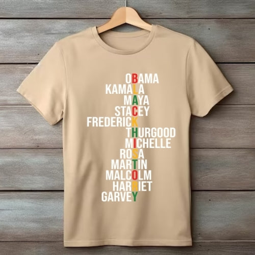 Black History Month Shirts