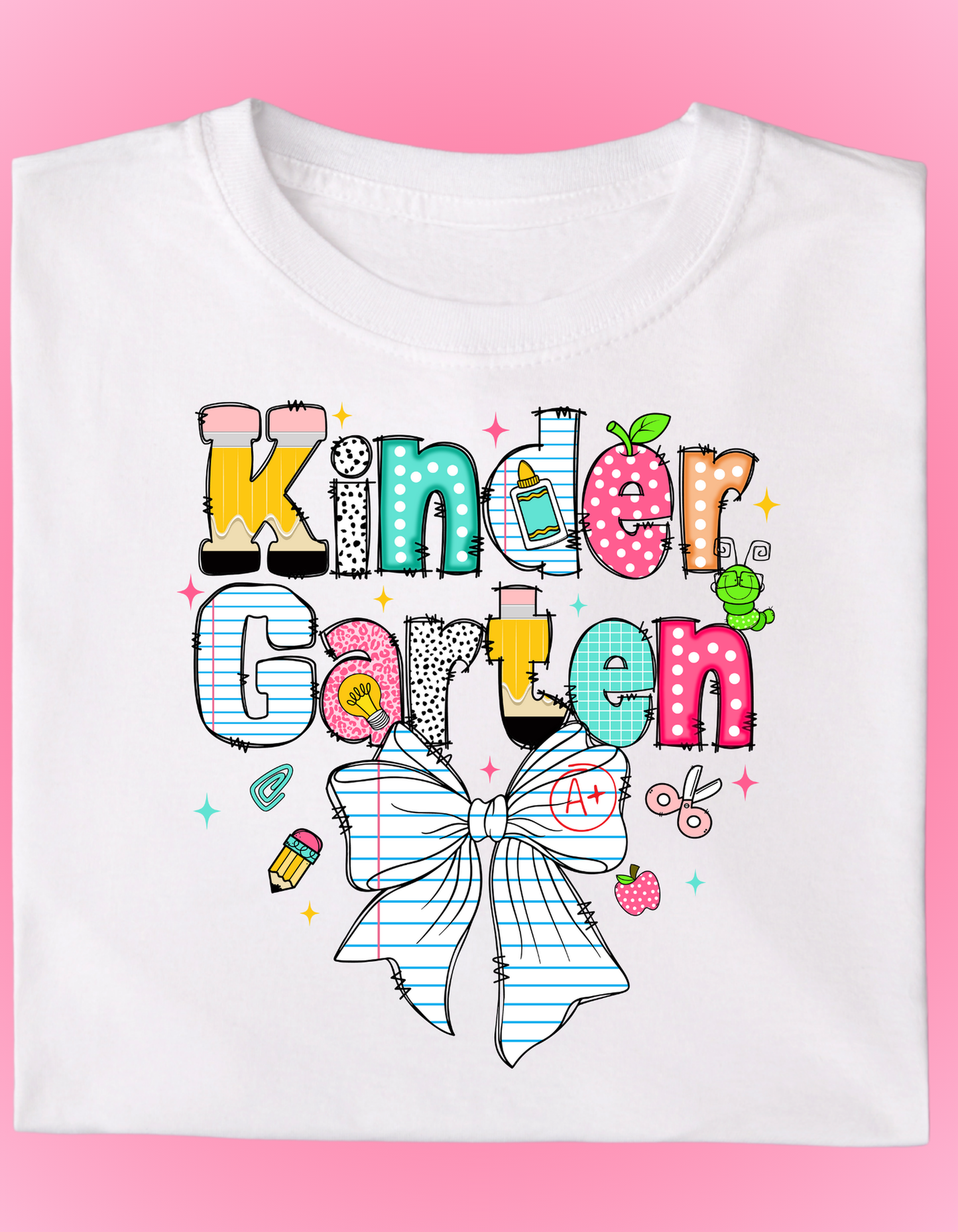 Girl Back to School Shirts (Bow)