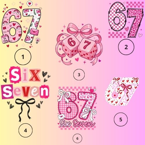 6 7 Love Valentine Bundle