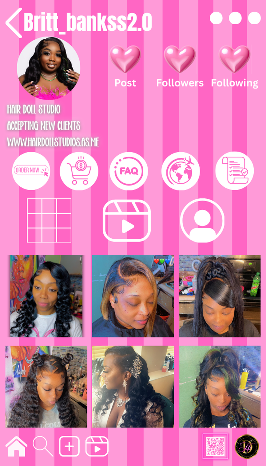 Instagram Business Card