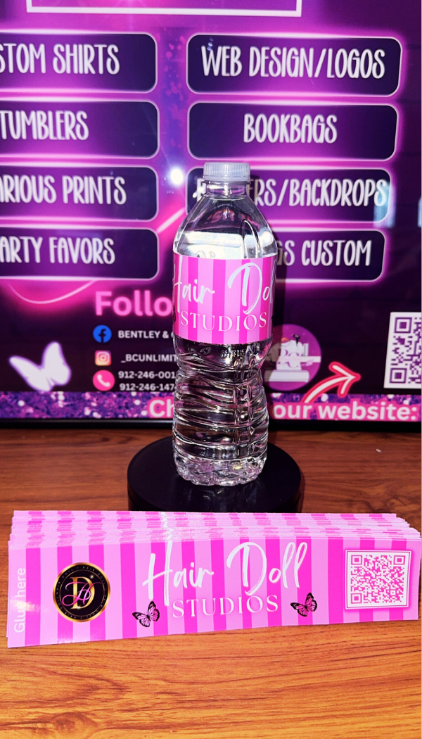Water Bottle Labels