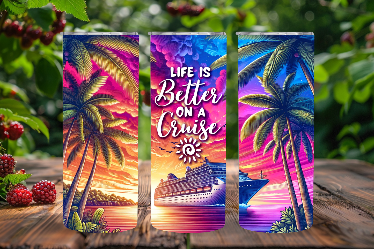 20oz Life is Better On A Cruise Tumbler